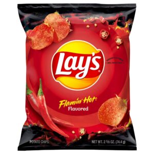 Lay's Flamin Hot Flavored Potato Chips 7.75 oz