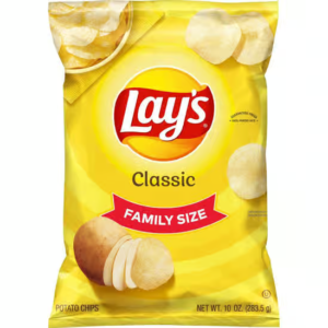 Lay's Classic Potato Chips Family Size (10 oz)